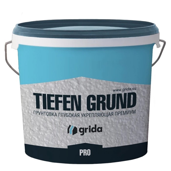 Грунтовка глубокого проникновения Грида Tiefen Grund морозостойкая 10 кг
