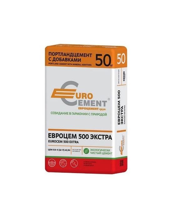Цемент М-500 ЕВРО 50кг