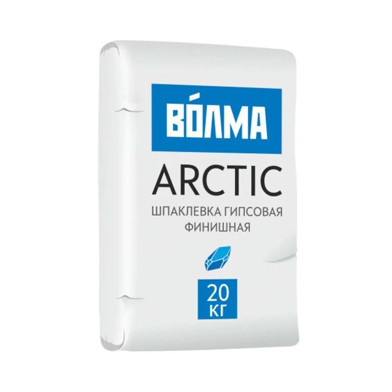 Шпаклевка гипсовая финишная Волма Arctic 20 кг