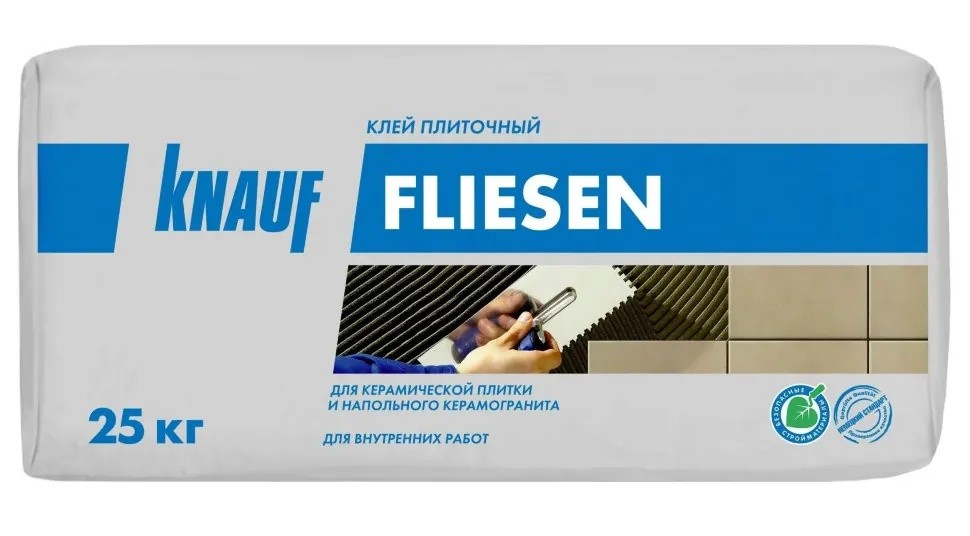 Клей для плитки Knauf Флизен серая 25 кг
