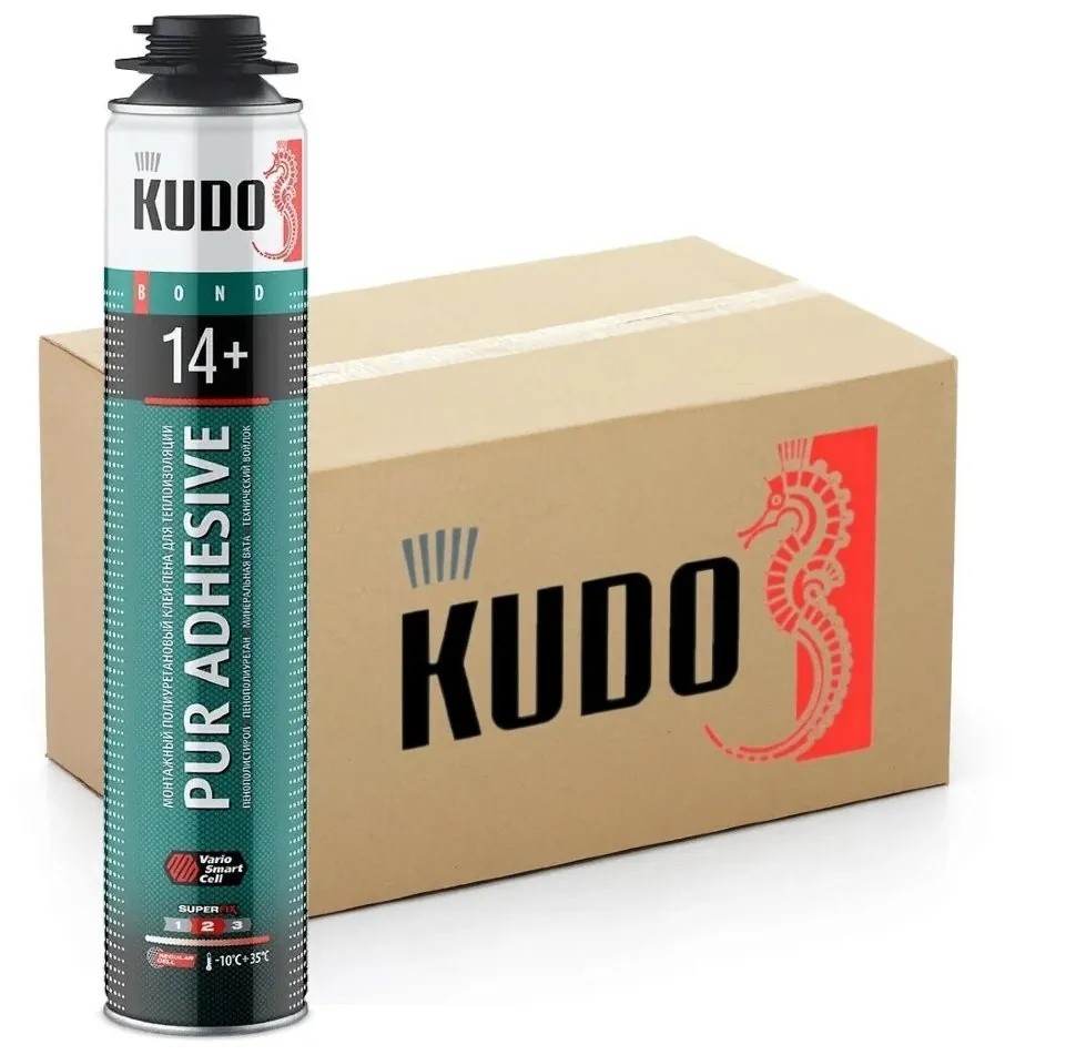 Пена клей кудо pur adhesive 14+ 750ml -10*+35