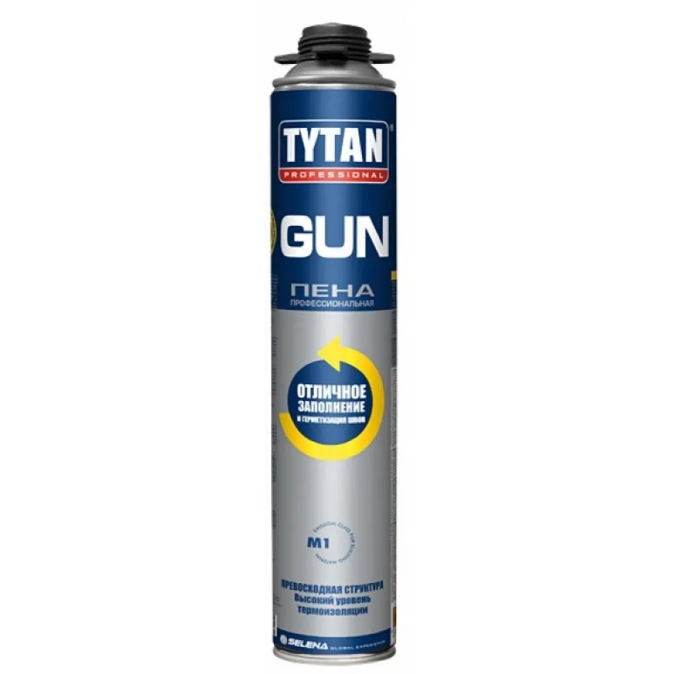 Монтажная пистолетная пена tytan professional Gun o2 750 мл