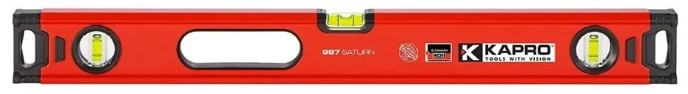 Уровень строительный с тремя глазками KAPRO SATURN 987XL-41-100