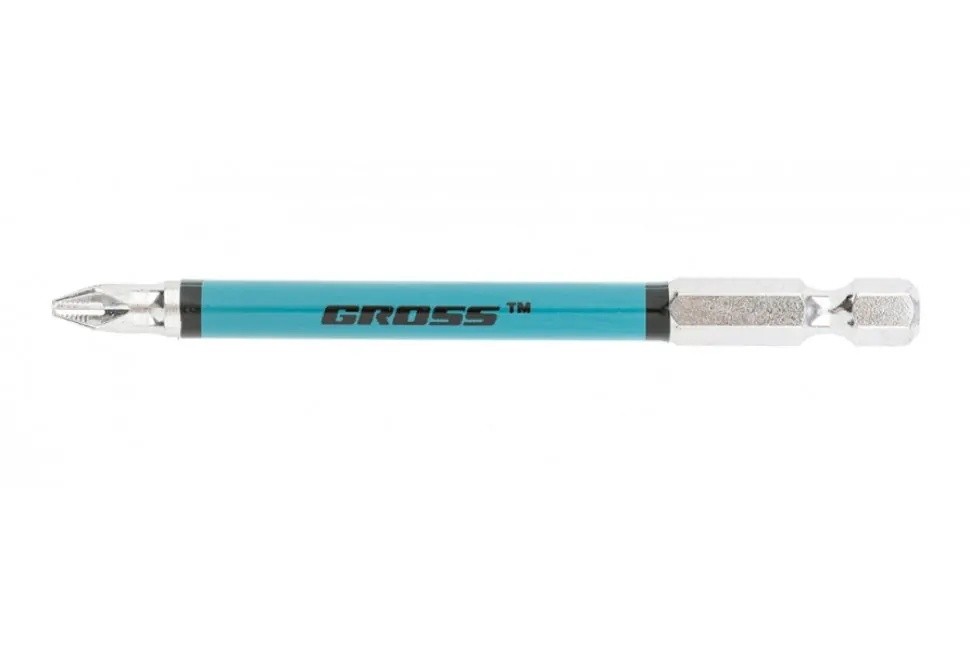 Бита для шуруповерта крестовая Gross ph-2х90 мм