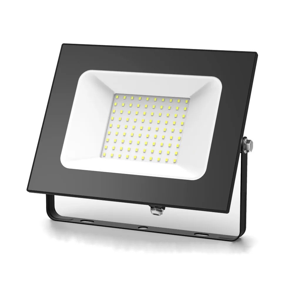 Светодиодный прожектор морозостойкий промо Gauss elementary 100 вт  LED=1000 вт