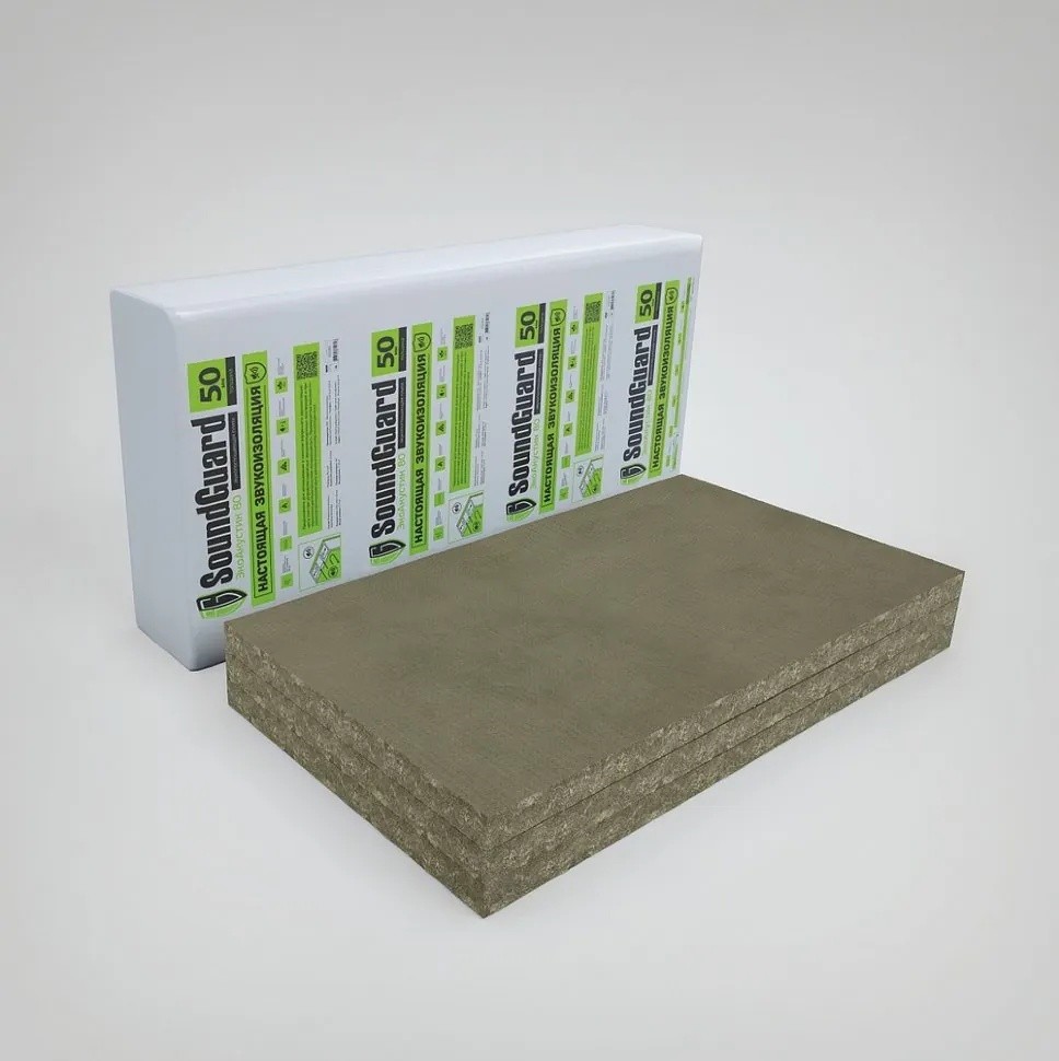 Звукоизоляционная плита SoundGuard ЭкоАкустик 80 (50мм)