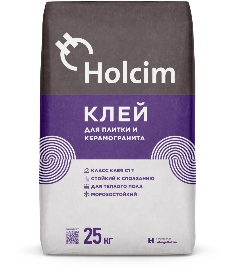 Клей для плитки Holcim С0Т 25 кг