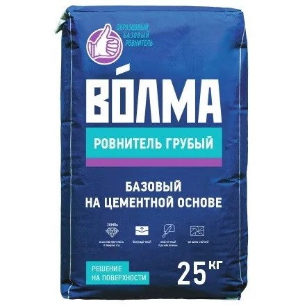 Наливной пол Волма Ровнитель грубый 25 кг