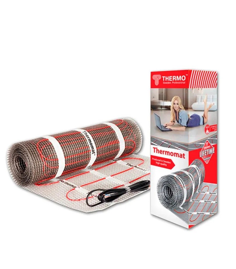Теплый пол нагревательный мат Thermo Thermomat 2,5 кв.м 180 (450) Вт