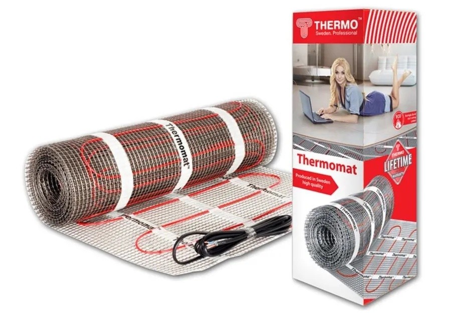 Теплый пол нагревательный мат Thermo Thermomat 2 кв.м 180 (360) Вт