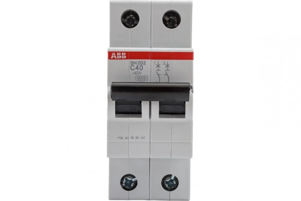 Автоматический выключатель ABB 2-полюсной sh202 c40