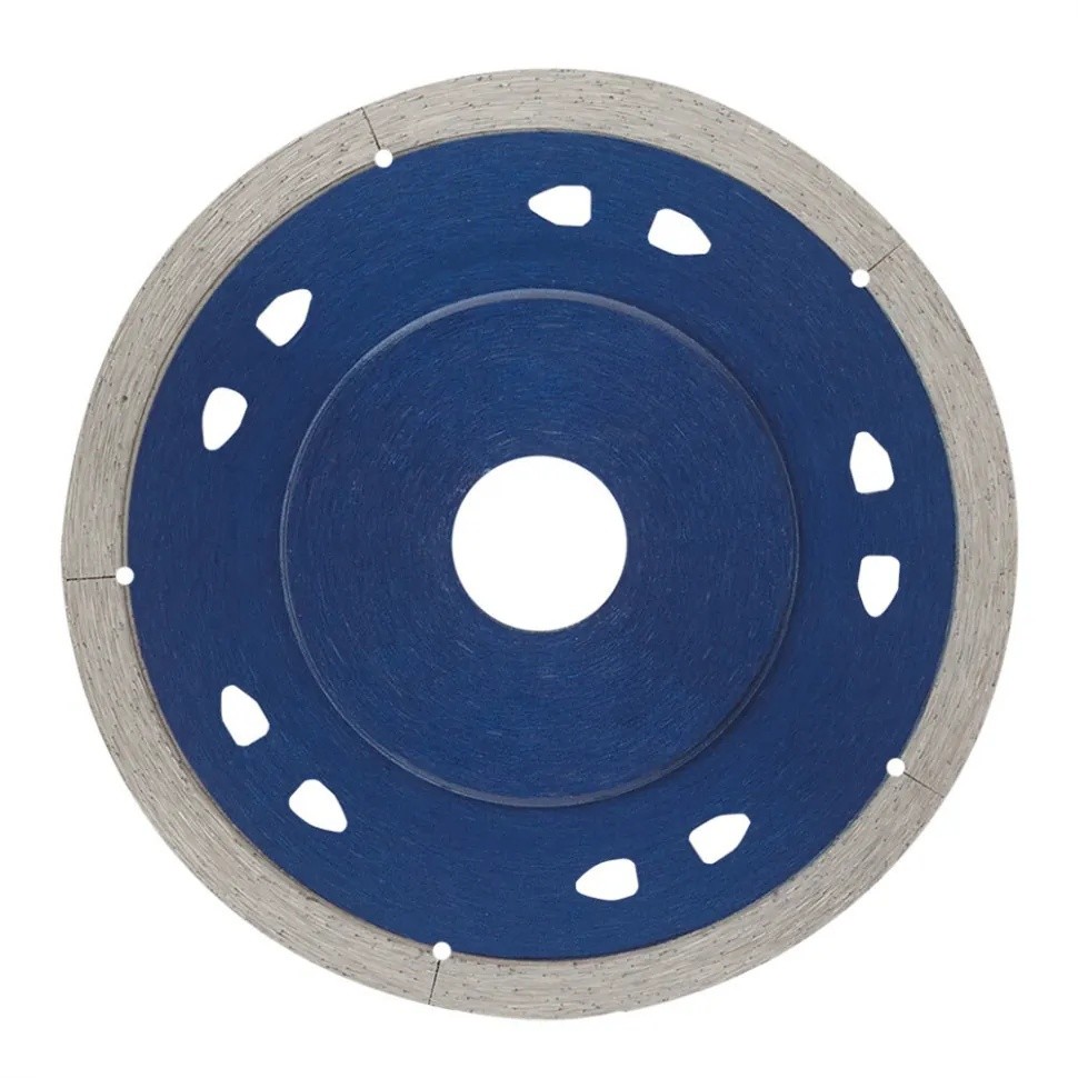 Диск алмазный по керамограниту Hilberg Extra Thin 125x22,2x1,1 мм сплошной ультратонкий сухой рез (HM420)