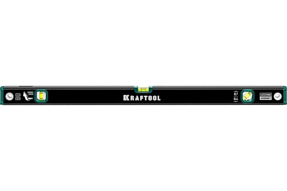 Уровень KRAFTOOL с зеркальным глазком, 800 мм 34781-80