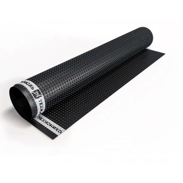 Профилированная мембрана Технониколь (Tehnonikol) Planter Standart защитная 2х20 м (40 м2) высота шипа 8 мм