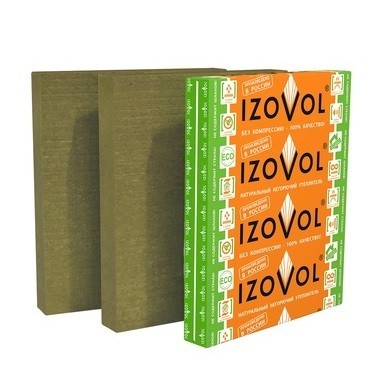 Теплоизоляция Izovol КВ-200 1200х1000х20 мм 5 плит в упаковке