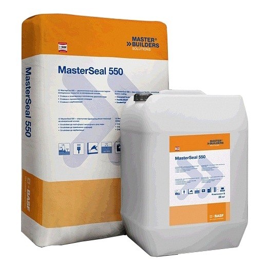 Гидроизоляция BASF MasterSeal 550 двухкомпонентная 26 кг компонент B