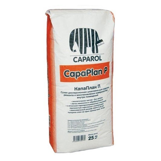 Шпатлевка минеральная Caparol CapaPlan P 25 кг