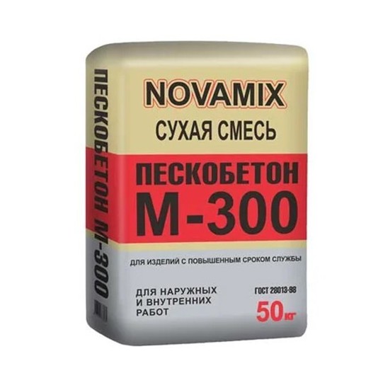 Пескобетон Novamix М-300 50 кг