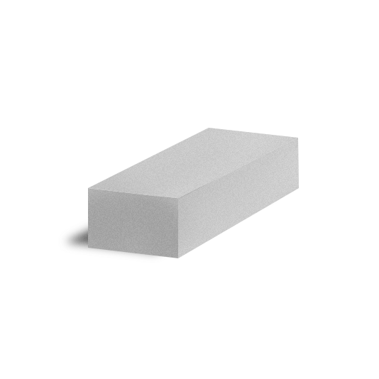Блок из ячеистого бетона КСЗ D600 В 3,5 газосиликатный 600х250х100 мм