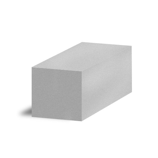Блок из ячеистого бетона КСЗ D500 В 2,5 газосиликатный 600х300х300 мм