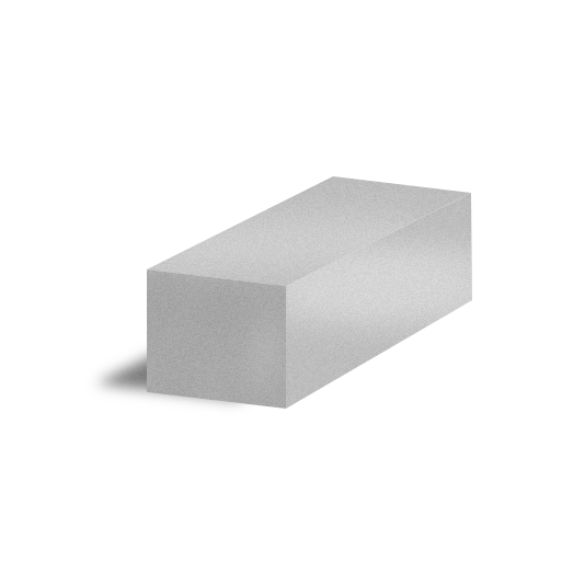 Блок из ячеистого бетона КСЗ D500 В 2,5 газосиликатный 600х300х150 мм