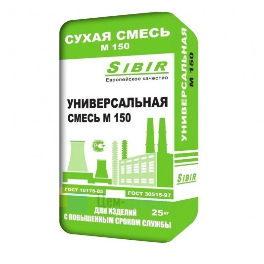 Сухая смесь универсальная Sibir М-150 40 кг