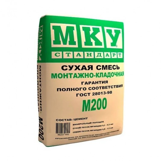 Сухая смесь штукатурно-кладочная  МКУ М-200 40 кг