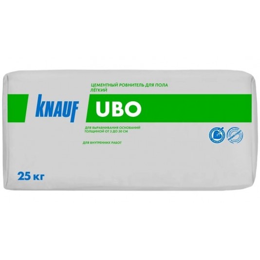Легкая цементная стяжка Knauf Убо 25 кг