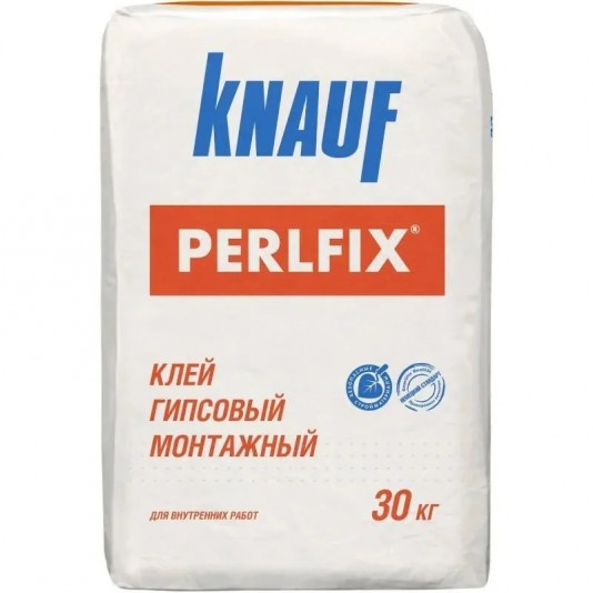 Клей гипсовый монтажный Кнауф Перлфикс 30 кг