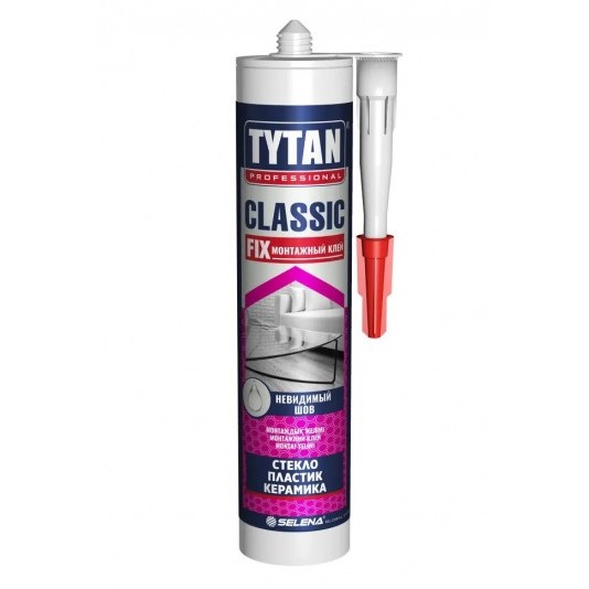 Монтажный клей Tytan Classic Fix 310 ml прозрачный