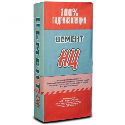 Цемент Русеан НЦ для гидроизоляции 25 кг