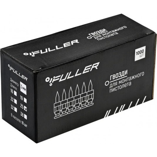 Гвозди для степлера FULLER 3х19мм