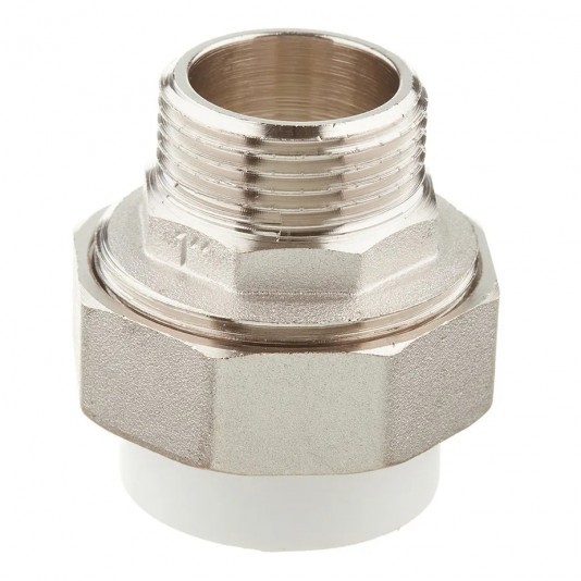 Муфта полипропиленовая Valtec (VTp.761.0.03206) разъемная (американка) 32 мм х 1 НР(ш)