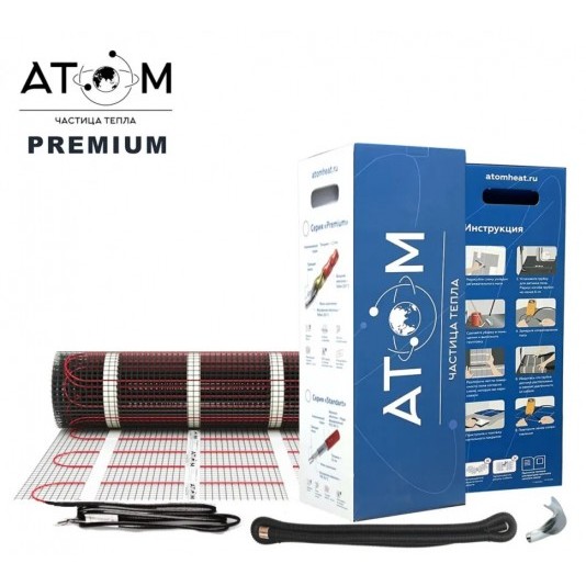 Нагревательный мат Атом  Premium   7.00 кв.м