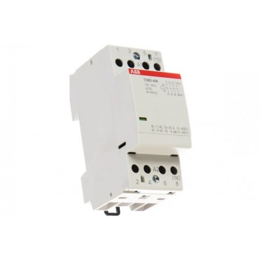 Контактор ABB ESB25-40N-06 модульный 25А АС-1, 4НО, катушка 230В AC/DC
