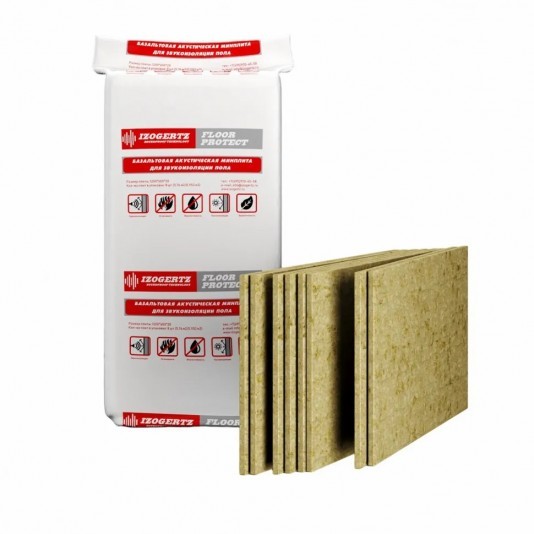 Звукопоглощающая базальтовая плита Izogertz Floor Protect