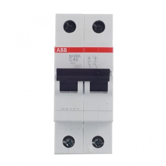 Автоматический выключатель модульный ABB SH202L 2P 40А тип C 4,5 кА 400 В (2CDS242001R0404)