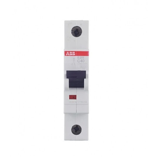 Автоматический выключатель модульный ABB S201 1P 40А тип C 6 кА 220 В (2CDS251001R0404)