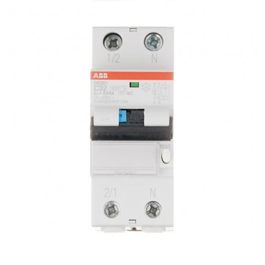 Автомат дифференциальный ABB DS201 32А 1P+N тип AC 30 мА 6 кА (2CSR255080R1324)