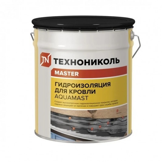 Мастика битумно-резиновая Технониколь (Tehnonikol) AquaMast для кровли 18 кг