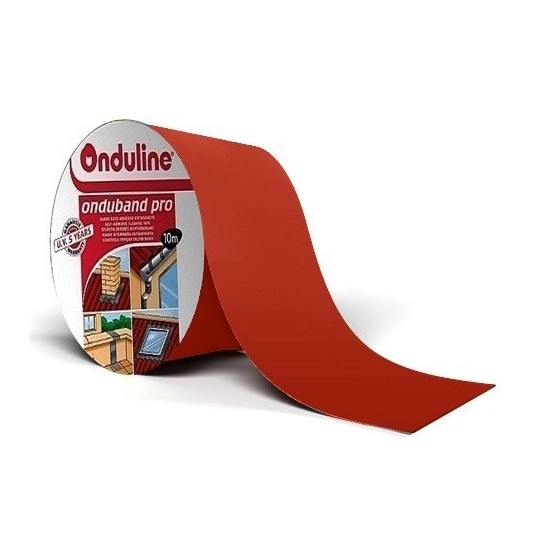 Лента герметизирующая Ондулин Ондубанд красный 10000х150 мм самоклеящаяся