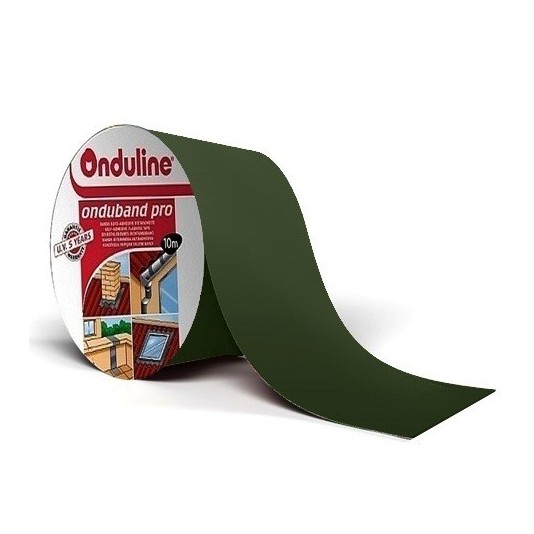Лента герметизирующая Ондулин Ондубанд зеленый 10000х150 мм самоклеящаяся