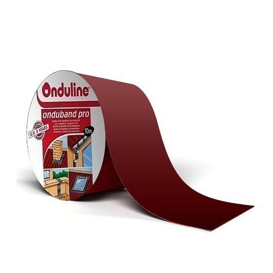 Лента герметизирующая Ондулин Ондубанд красный кирпич 10000х300 мм самоклеящаяся