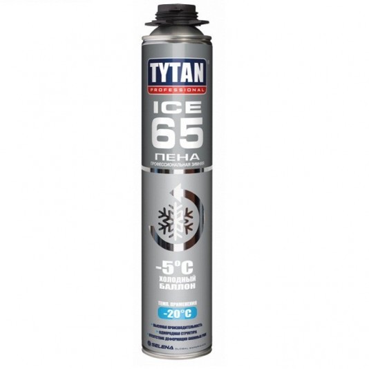 Пена монтажная Tytan Professional ICE 65 зимняя 750 мл