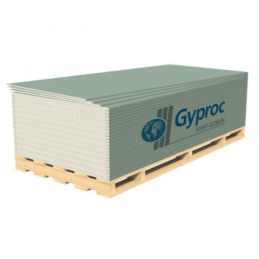 Гипсокартон (ГКЛ) Gyproc Аква Оптима 2500х1200х12,5 мм
